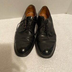 Classic Black Leather Men's Oxfords